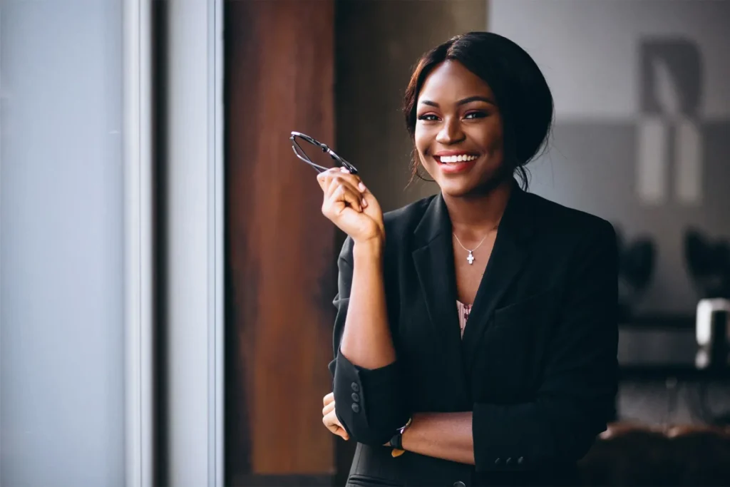 Professional corporate headshot photography with studio lighting